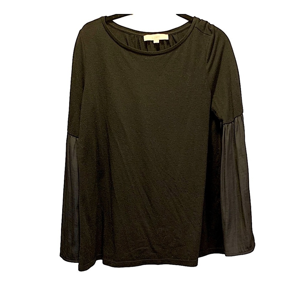 WOMENS Ann Taylor LOFT medium ruffle sleeve top